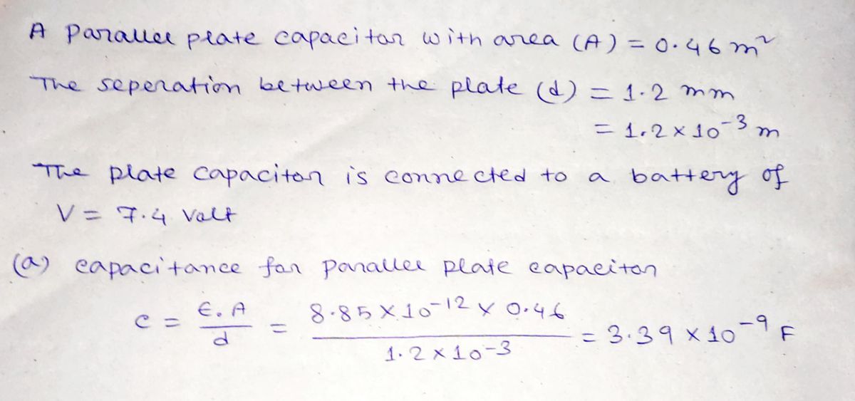 Physics homework question answer, step 1, image 1